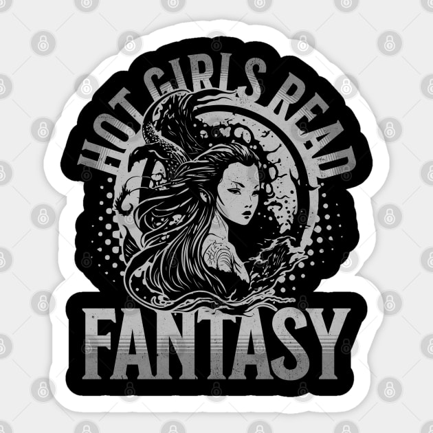 Hot Girls Read Fantasy Sticker by BankaiChu